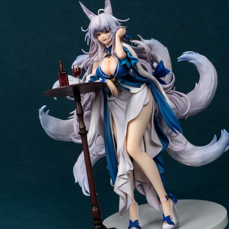 

Синий архив Shinano Haze Moon десятое ночное платье Gk ручной работы аниме красивая девушка периферийная модель орнамент