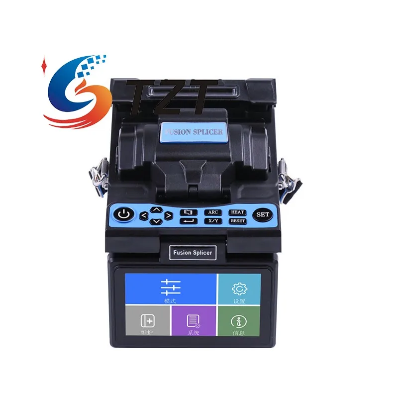 TZT JW4108H Handheld Single Fiber Fusion Splicer Support 250X Fiber View Magnification for SMF MMF DSF NZDSF