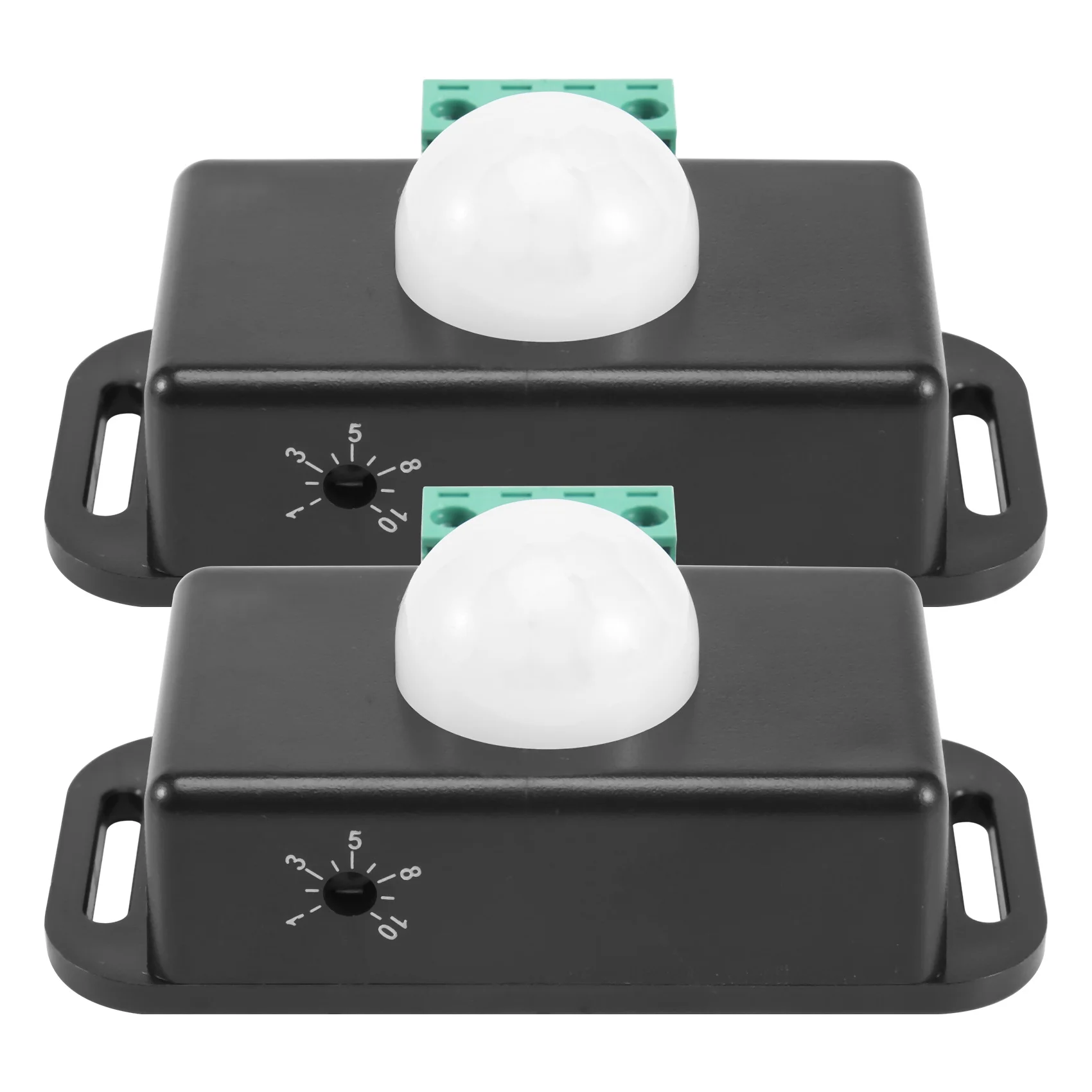 Motion Sensor Switch, 12V 24V PIR Sensor LED Switch Controller for Flexible LED Strips Light, 2 Pack image 2