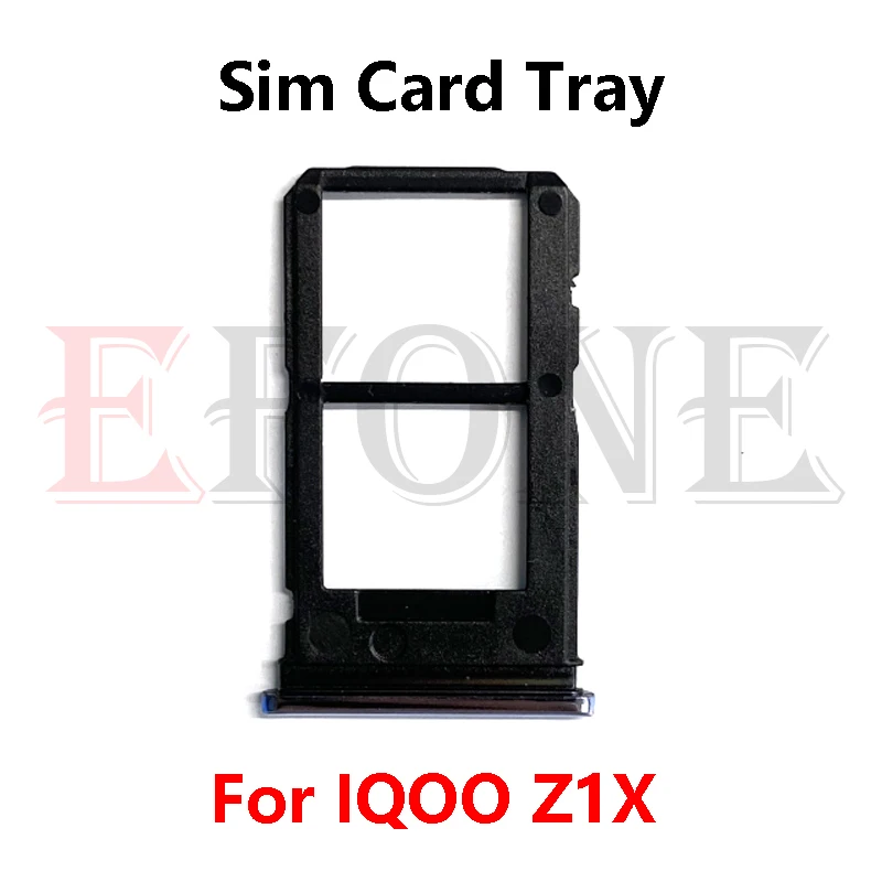 For Vivo IQOO Z1 Z1X Z3 Z5X Sim Card Slot Tray Holder Sim Card