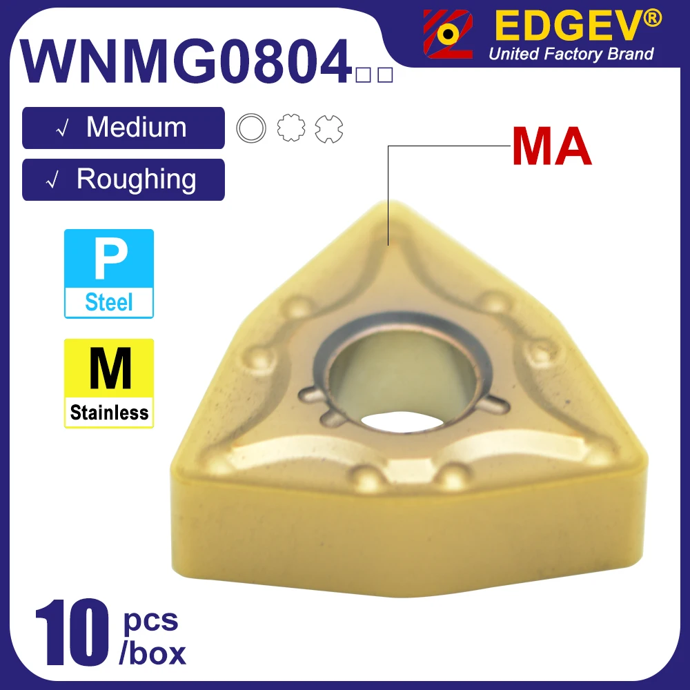 WNMG 080404 431 080408 432 080412 433 MA Carbide Inserts P/Steel Stainless Steel/M Turning Blade CNC Lathe Plates