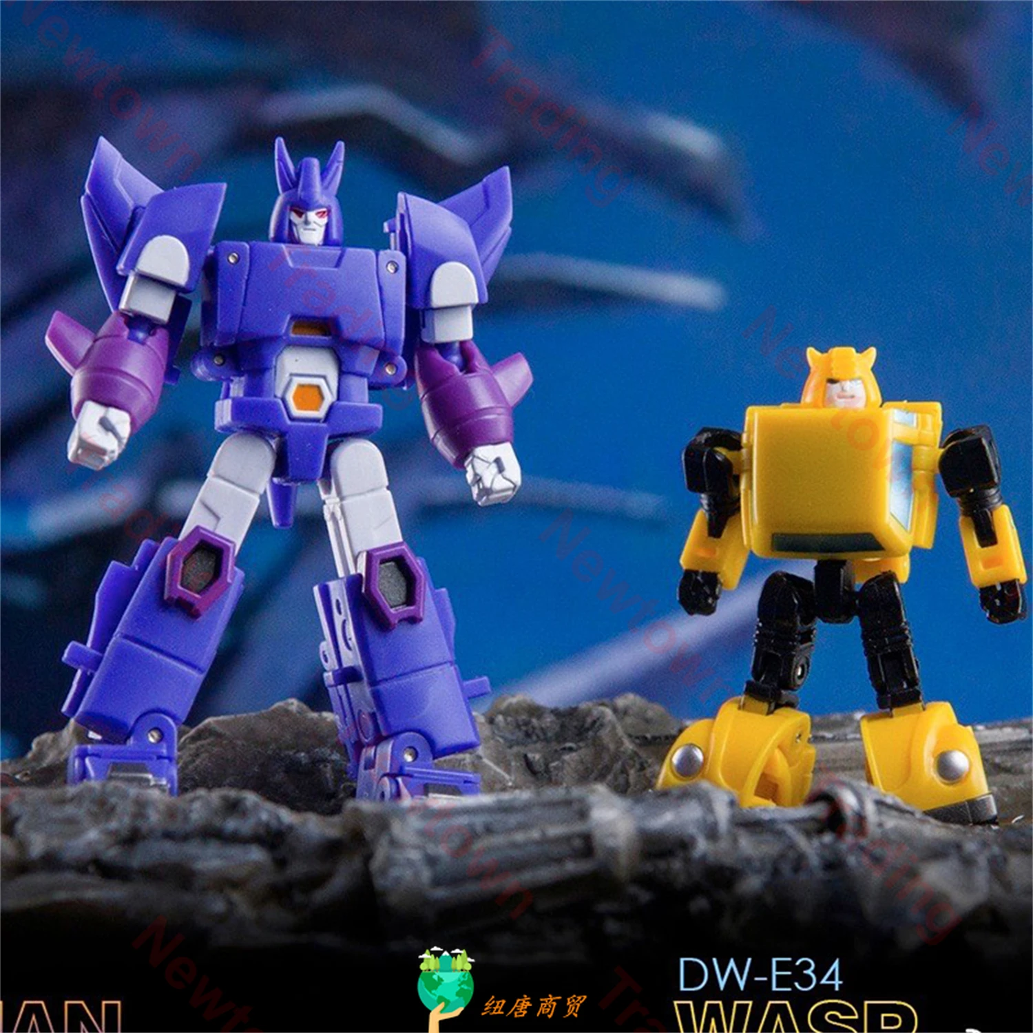 [สต็อก] Transformation Dr.Wu DW-E35 DW-E34 DW-E35M DW-E34G DW-E35S DW-E34M DW-E35T DW-E34B Cyclonus WASP Mini Action Figure