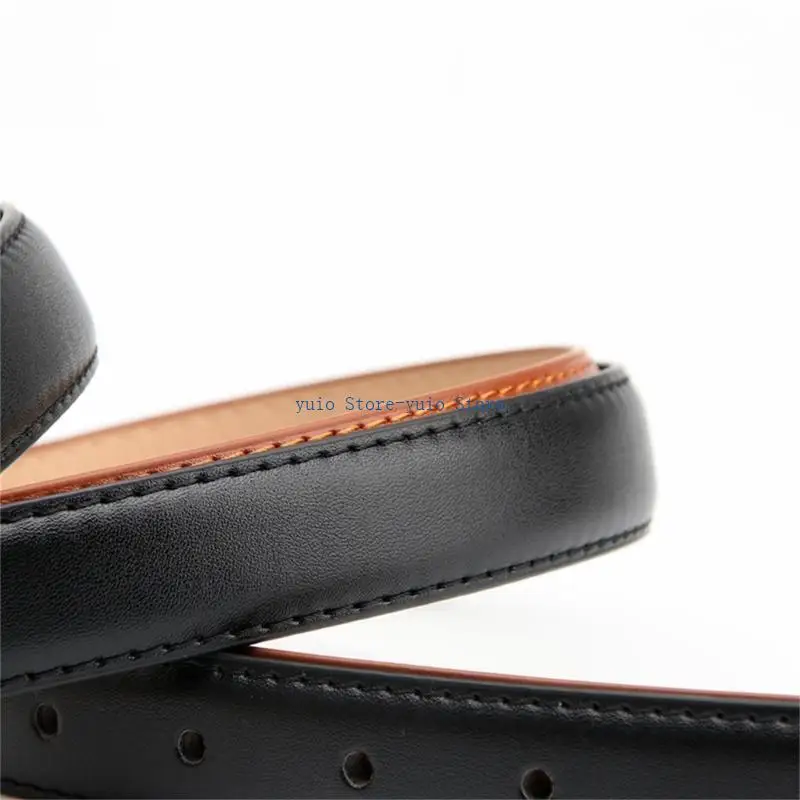 

X7XB Buckle Leather Belt For Jeans Casual Pant Belt Jeans Belt Waist Belt Waistband