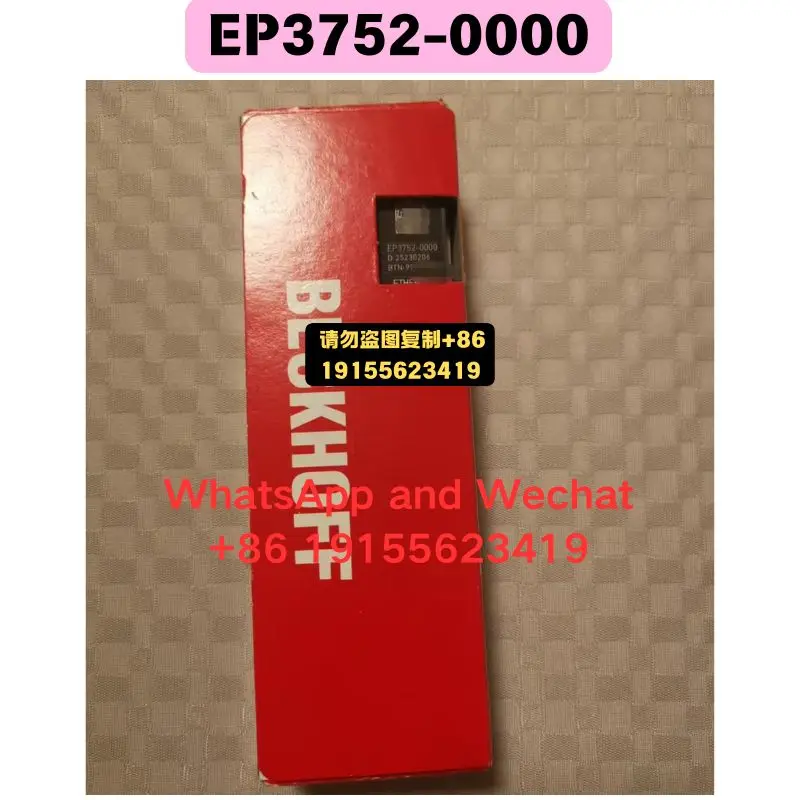 

Brand new original EP3752-0000 module Functional test OK Quick delivery