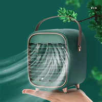 New Design Rechargeable Mini Air Cooler Fan Portable Air Conditioner Water Misting Cooling 2000mah Battery Fan