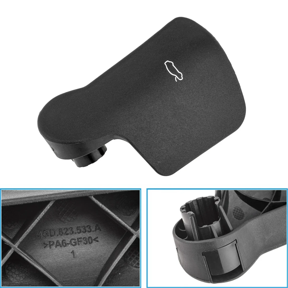 Entriegelungshebelgriff für Motorhaubenverriegelung 8T 1823533 A,4GD 823533 A für AUDI A5/S5,A6/S6,Q5