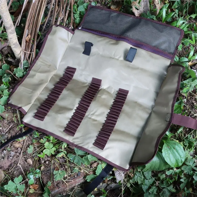 AA73 Oxford Stakes Pegs Pouch Holder Case Outdoor Camping Tent Accessories Bag Tent Pegs Not Included