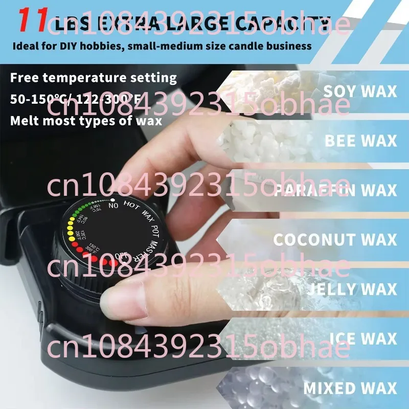 5L Non-Stick Black Candle Wax Melter  Making Equipment