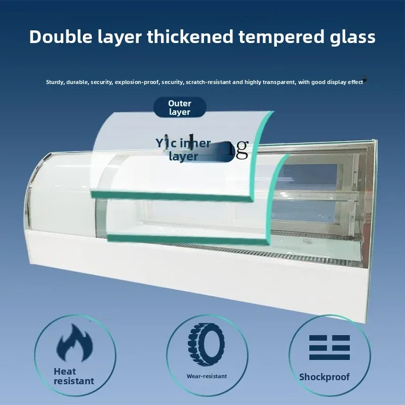 

ZZ Desktop Cake Cabinet Commercial Refrigerated Display Cabinet Dessert Pastry Fresh-keeping