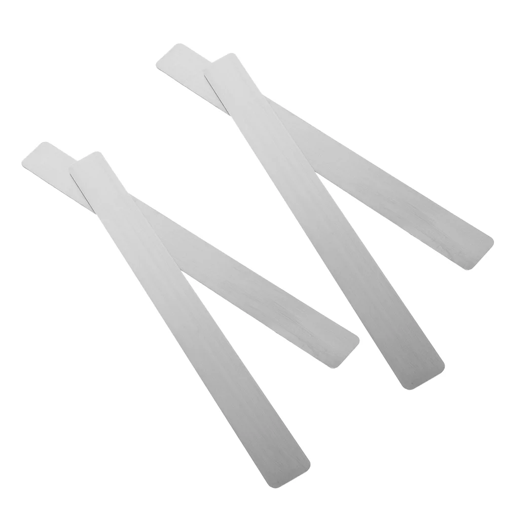 4 Pcs Bulletin Board Iron Sheet Wall Magnetic for Boards Walls Adhesive Strips with Backing