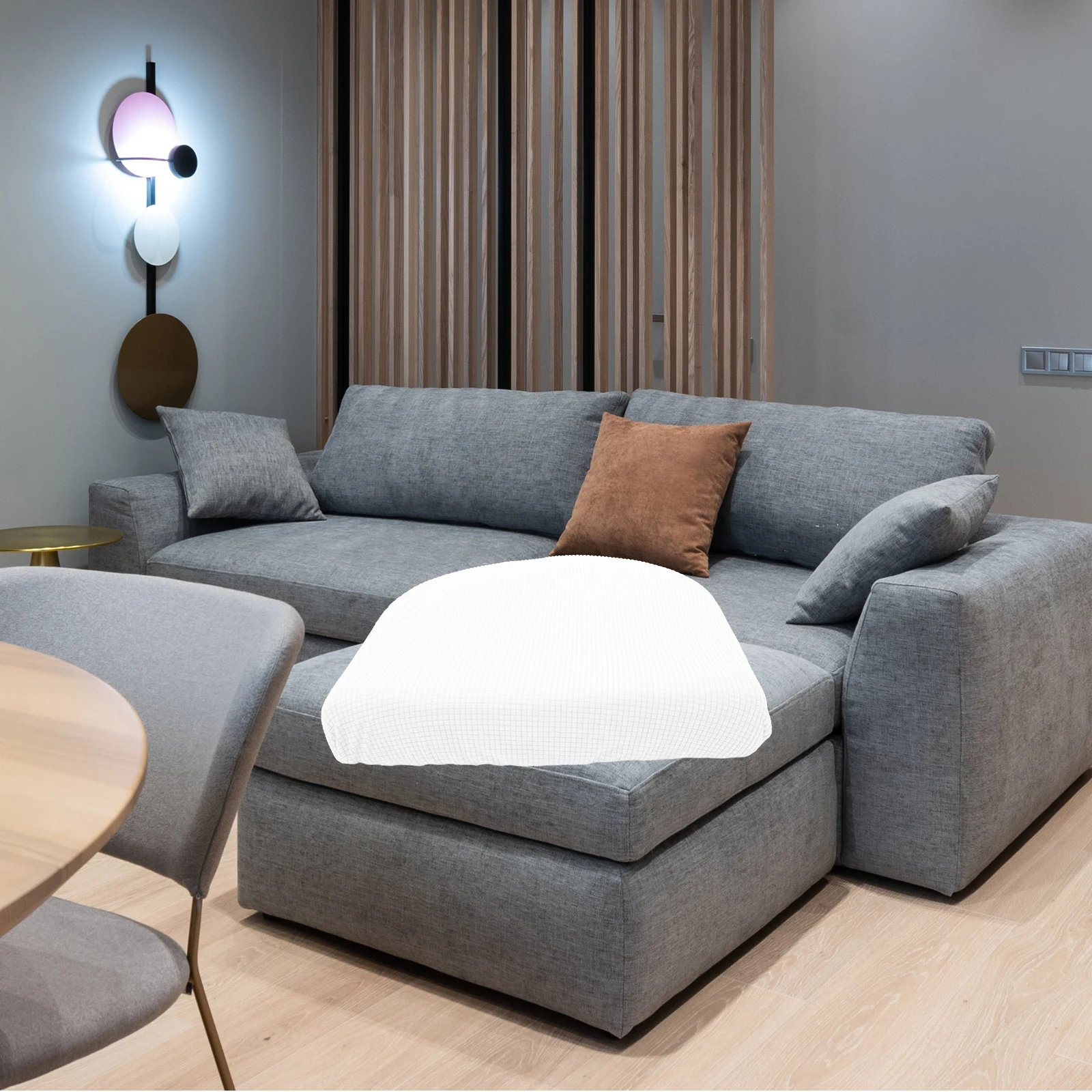

Elastic Couch Cushion Cover Waterproof Stretch Sofa Seat Protector Anti Scratch Pet Proof Armchair Covers For Home Decor