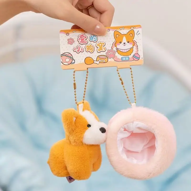 Zawieszka do plecaka w kształcie ulubionej buda dla psa Jellycat, pełna pluszowych zabawek, kreskówek anime, uroczych prezentów urodzinowych dla dzieci i zabawnej lalki.
