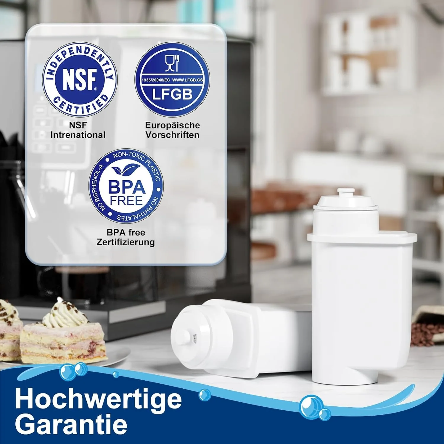 Water Filter for Siemens EQ Series,Water Filter Coffee Machine for Bosch Vero, TZ70003/TCZ7003/467873, Siemens 3200