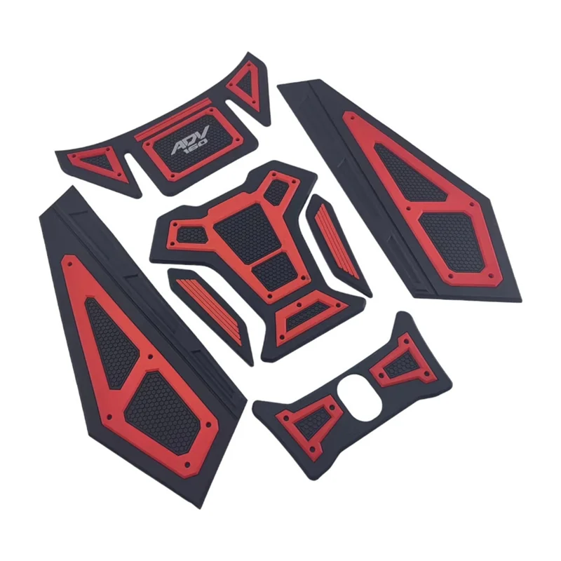

For Honda ADV160 2022 2023 2024 Motorcycle Tank Pad Protector Sticker Decal Gas Knee Grip Traction Pad-A67F