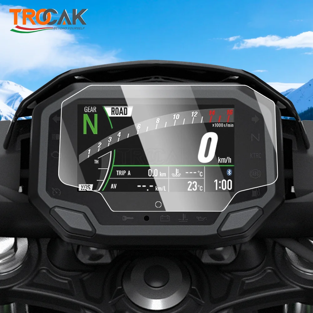 For Kawasaki Z900 Z650 Z H2 NINJA 650 2020-2024 ZX25R ZX10R NINJA 250 2023-2024 Instrument Film Screen Dashboard Protection