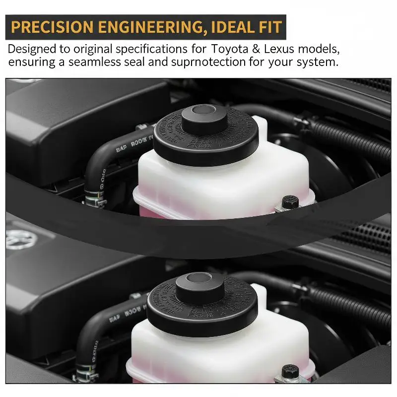 Car Brake Master Cylinder Cap 47230-12040 OEM Standard Anti-Leak Sealing Replacement for DIY Car Repair Enthusiasts