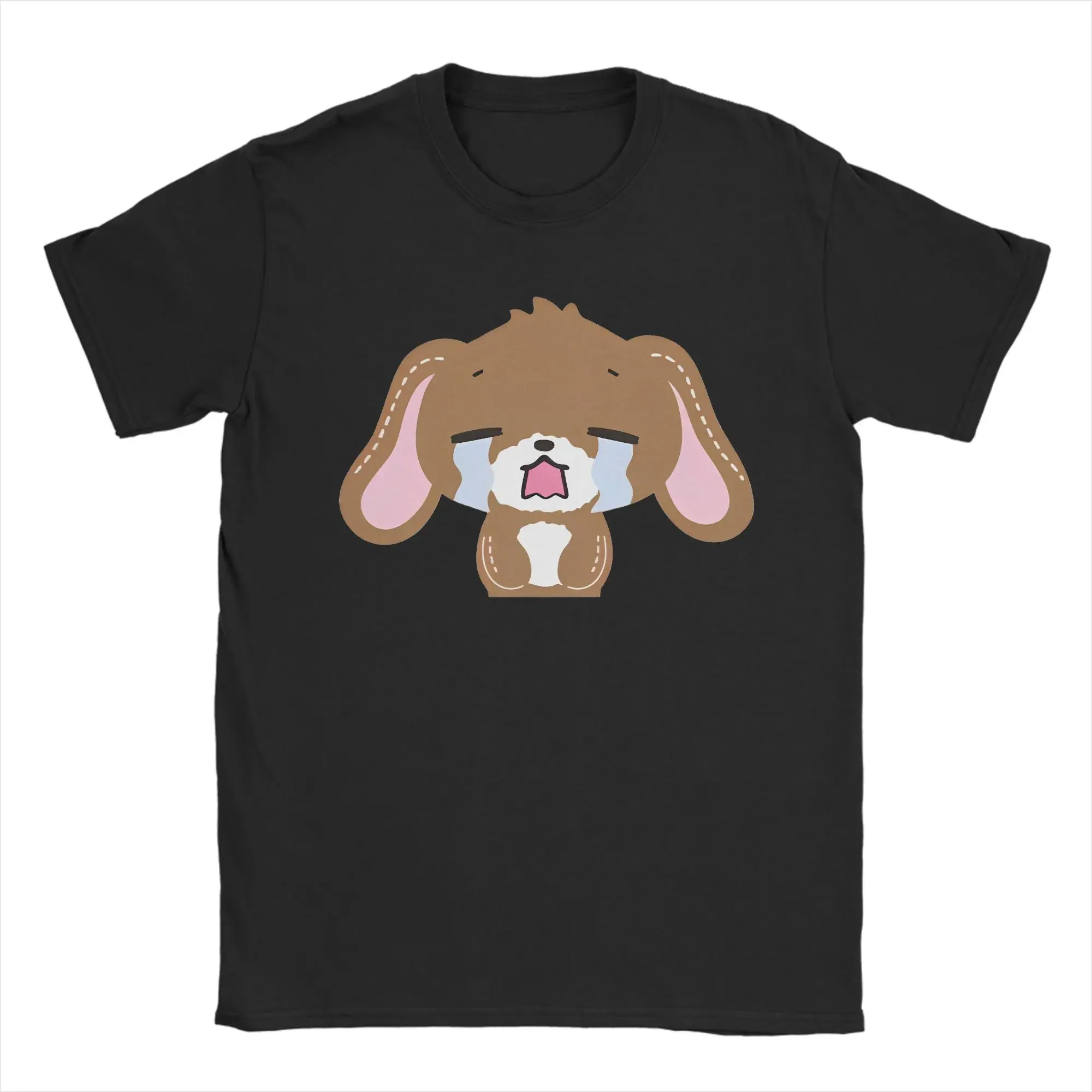 

Plush Graphic Cotton Round Neck Short Sleeve T-Shirt Unisex Casual