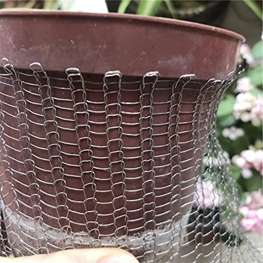 Stainless Steel Insect-Proof Net Bag Dense Mesh Tear Resistant Protective Mesh Bag Breathable Rat Prevention