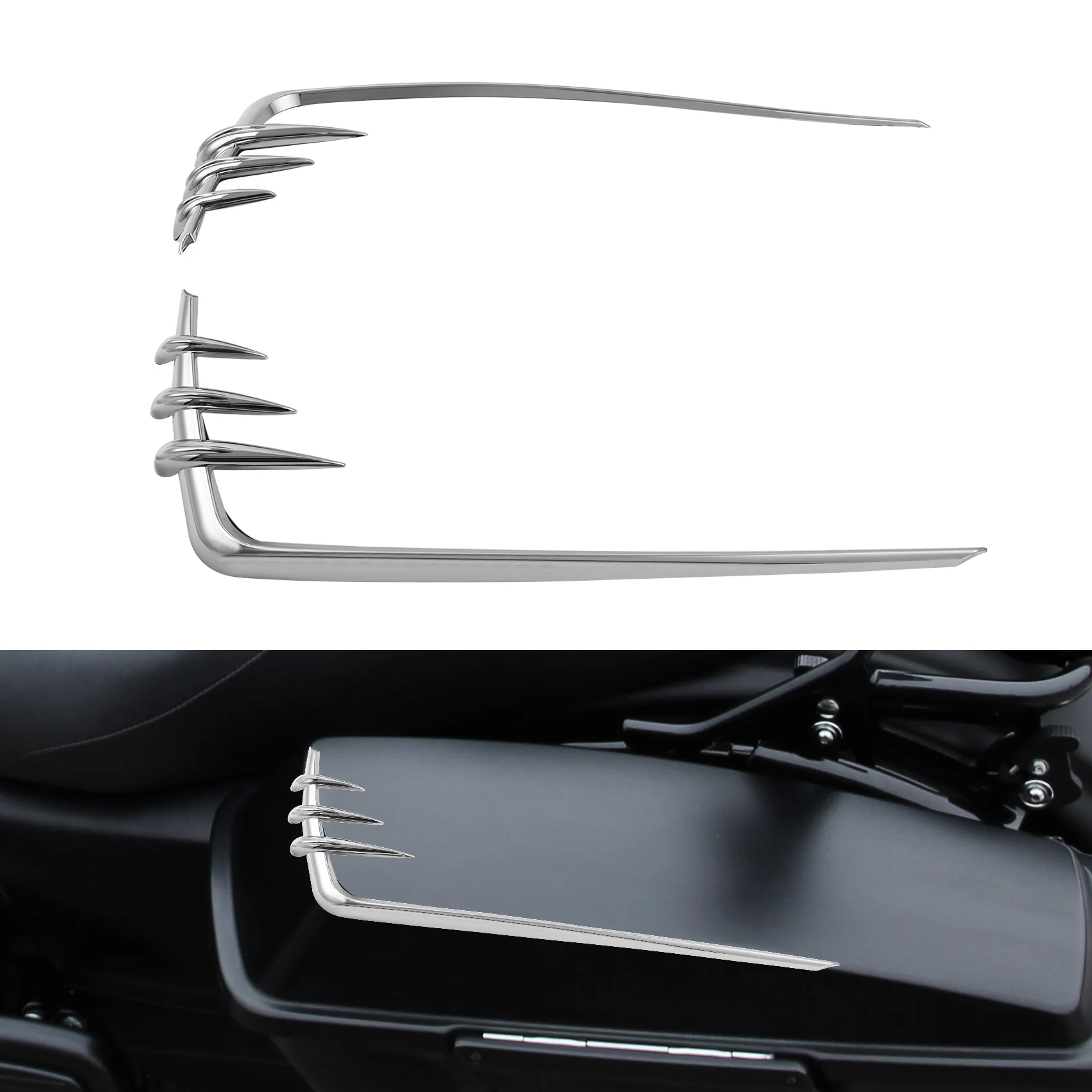 Motocyklowa pokrywa sakwy do Harley Touring Road King Electra Glide Street Glide FLT FLHT FLHR FLHX FLTR 1993-2013 12 11
