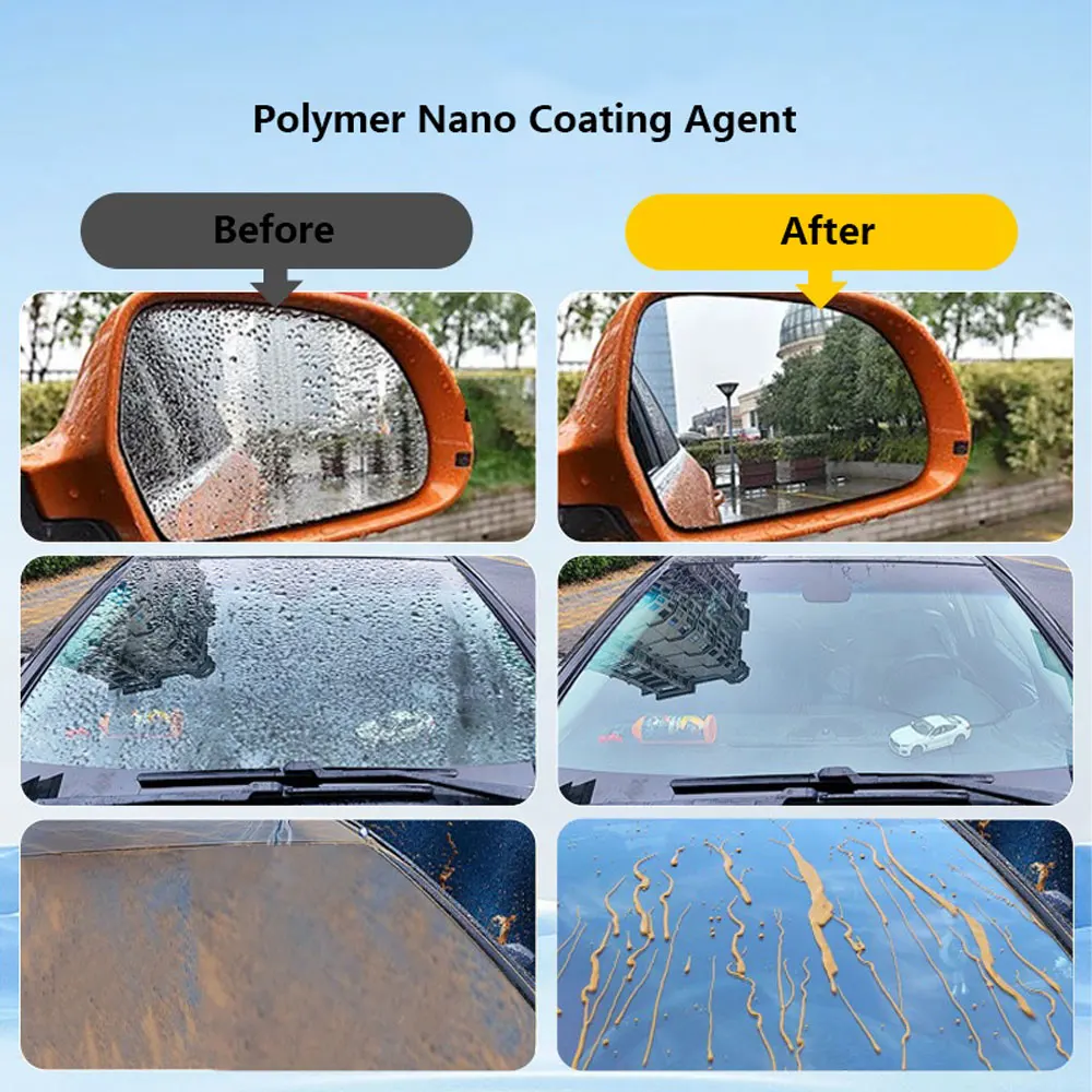 Glass Hydrophobic Coating Water Repellent Car Windshield Waterproof Spray Rainproof Agent EpicShine Rain Remover Car Accesiores