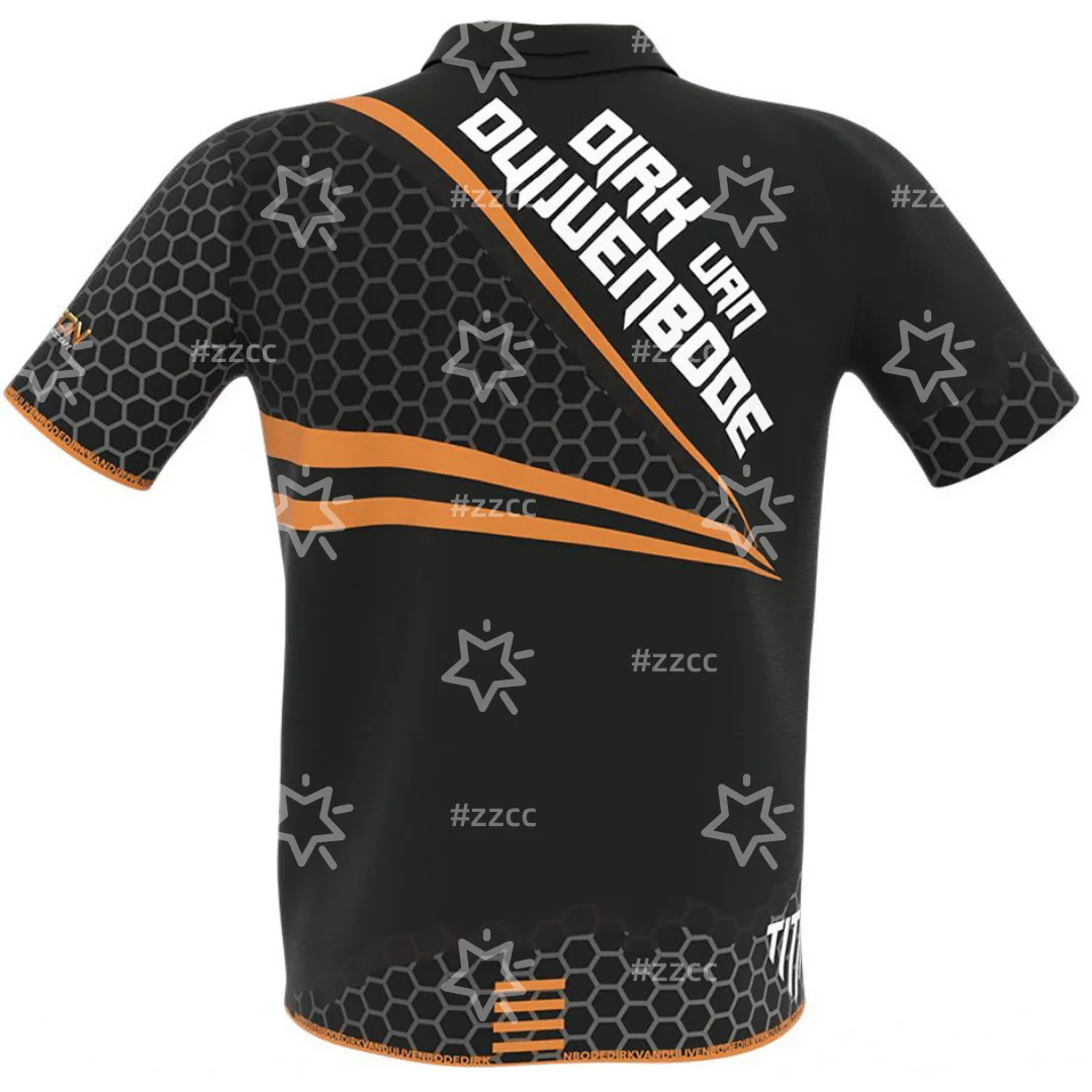 Dirk van Duijvenbode Official Replica Shirt Dart jersey Dart Polo Shirt Sports Dry Quickly Men's T-Shirt Kid's Clothing Tee