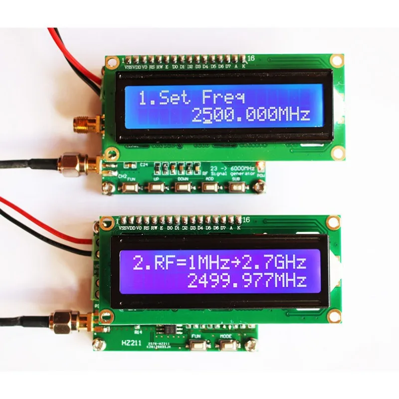 New version, frequency meter, high-precision pulse, accumulation counter 1Hz~ 2.7GHz