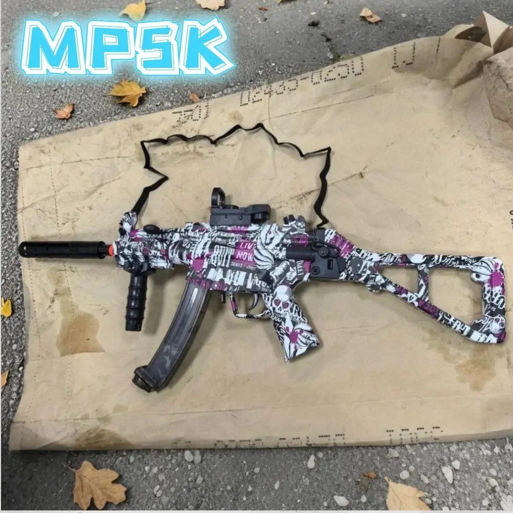 Incredibile giocattolo Pistole idrogel Mp5k Pistole di pirata per l'azione Giocattolo all'aperto Sport Eva Soft Bullet Pistole giocattolo Pistola gel Regali per bambini