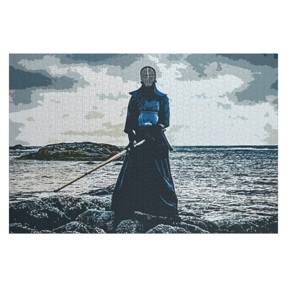 

Kendo warrior by the sea Jigsaw Puzzle Personalized Toy Works Of Art For Children Toys For Children Puzzle