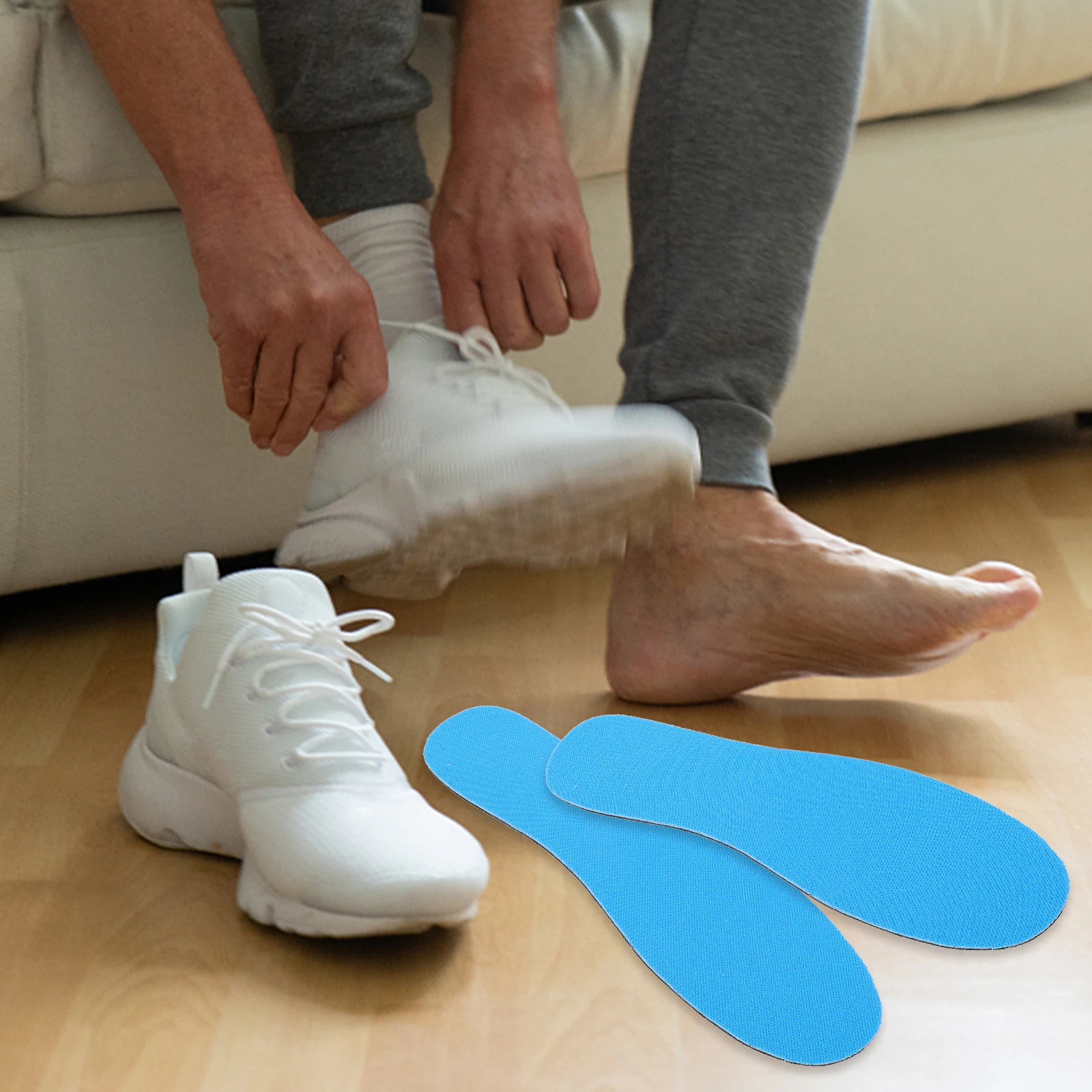 

4 Pairs Insoles Foot Men Deodorant Cushion Shoe Athletic Breathable Sports and Women