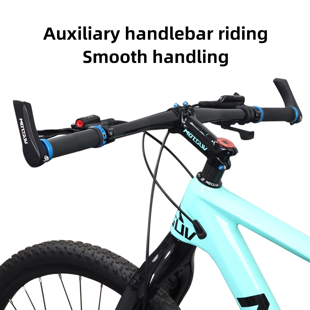 Aluminum Alloy Bike Grip Handle Bar Auxiliary Riding Horn Rest Handlebars Bicycle Grips Multi Angle  Adjustment Bike  Accessorie