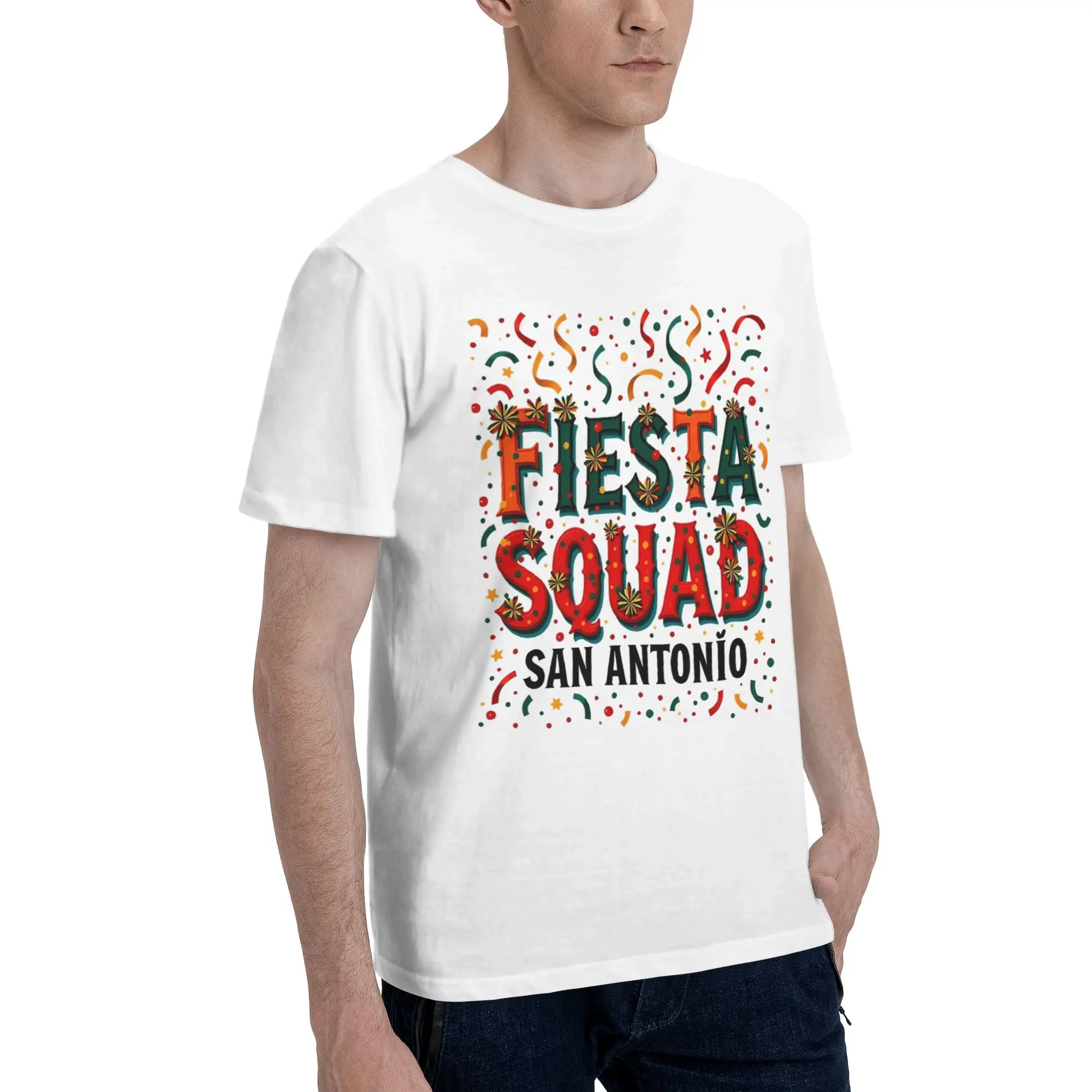 Men Women Fiesta Squad Cinco De Mayo Shirt 100% Cotton New Arrival T-Shirt  Top Clothing