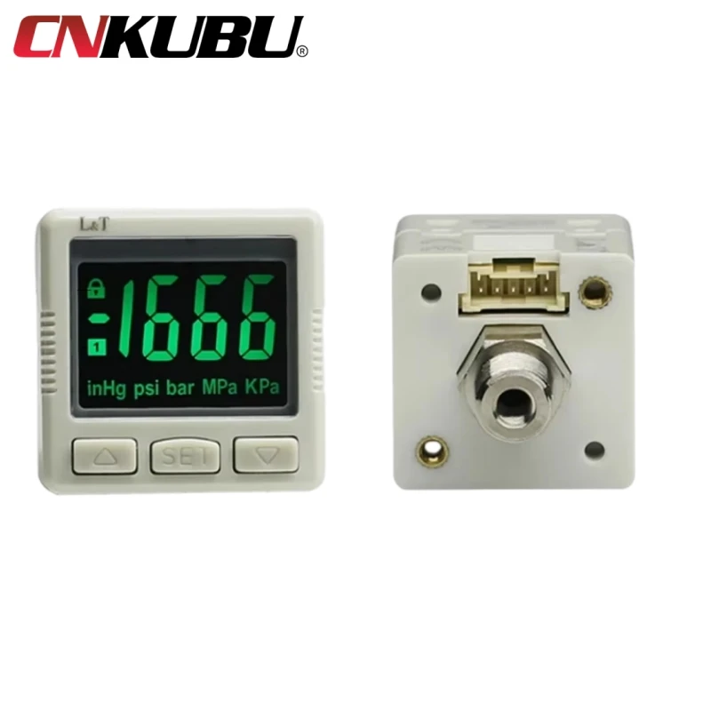 1pcs ZSE / ISE30A ZSE30AF multi-size digital electronic pressure switch with line digital pressure gauge