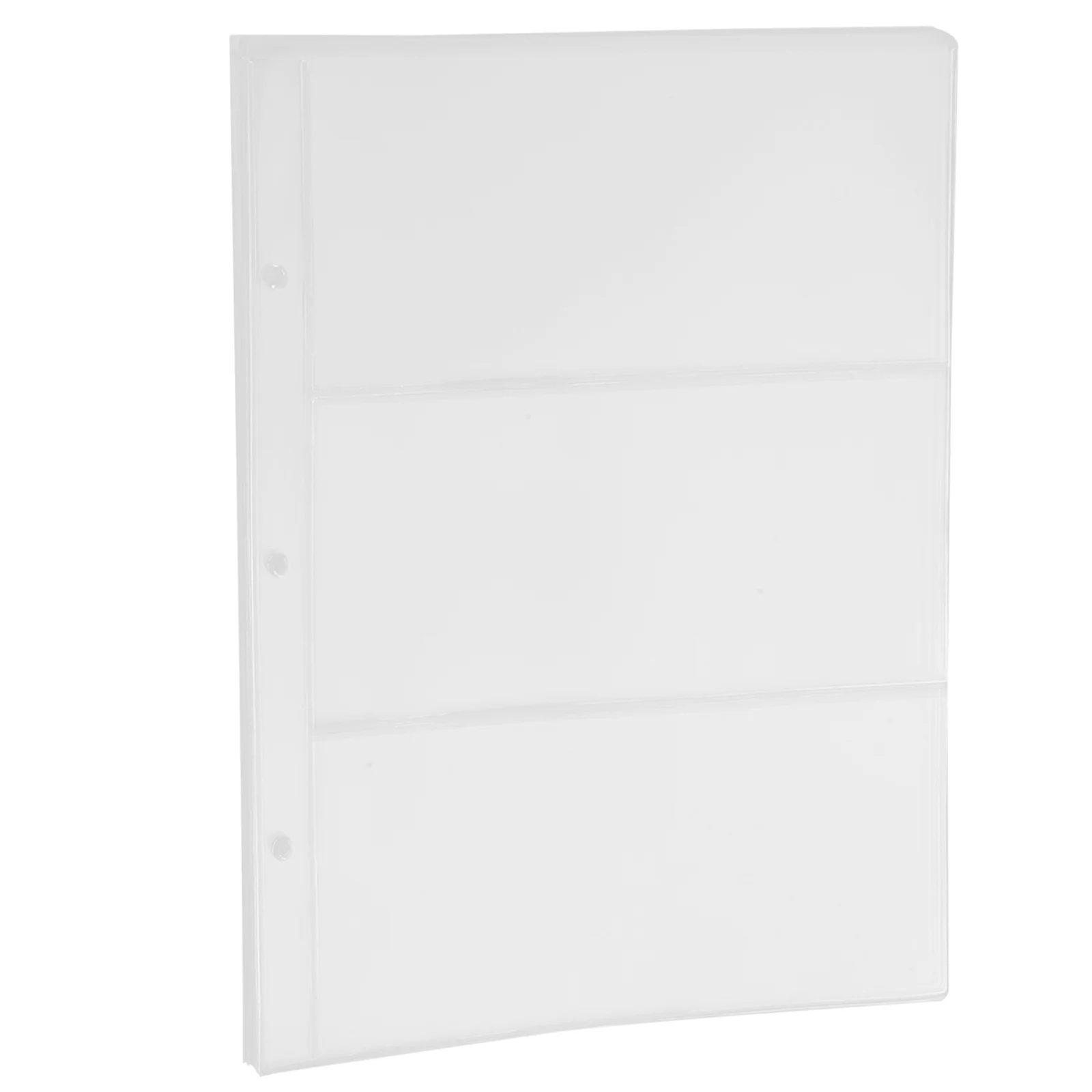 Currency Collecting Album Pages Small Lightweight Money Holder Pages for Bill Collection with Protective Pockets and