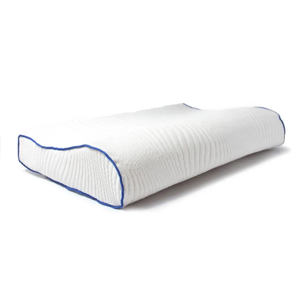 Relief pillow with blue neck support orthopedic Visco pillow