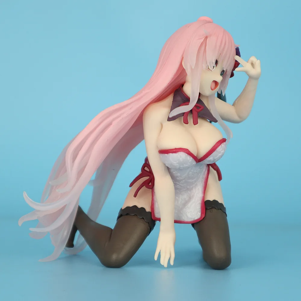 12cm Anime Lala Satalin Deviluke Q version kawaii Action Figure PVC model Toys doll Desk Decor car ornament Collectible Gifts