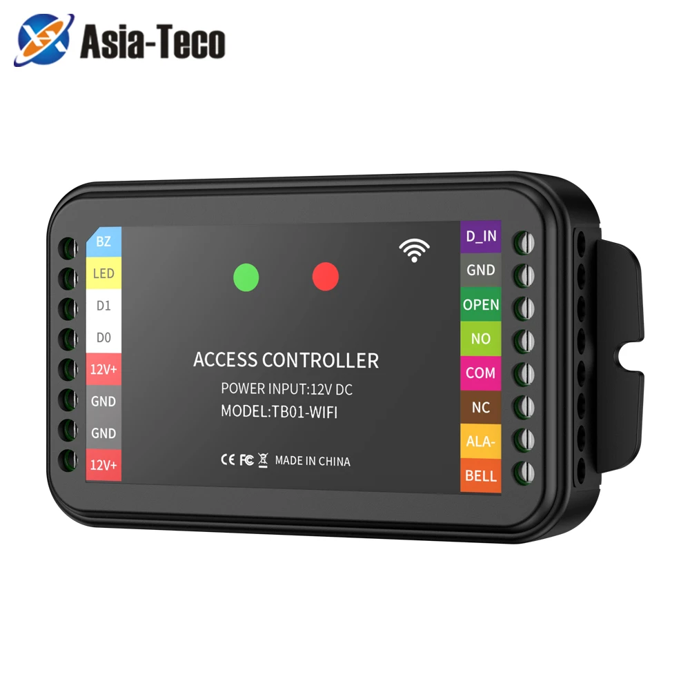 Wifi Smart Access Controller System TTLock APP Remote Door Opening User Data Transmission Wiegand Input Rfid Reader