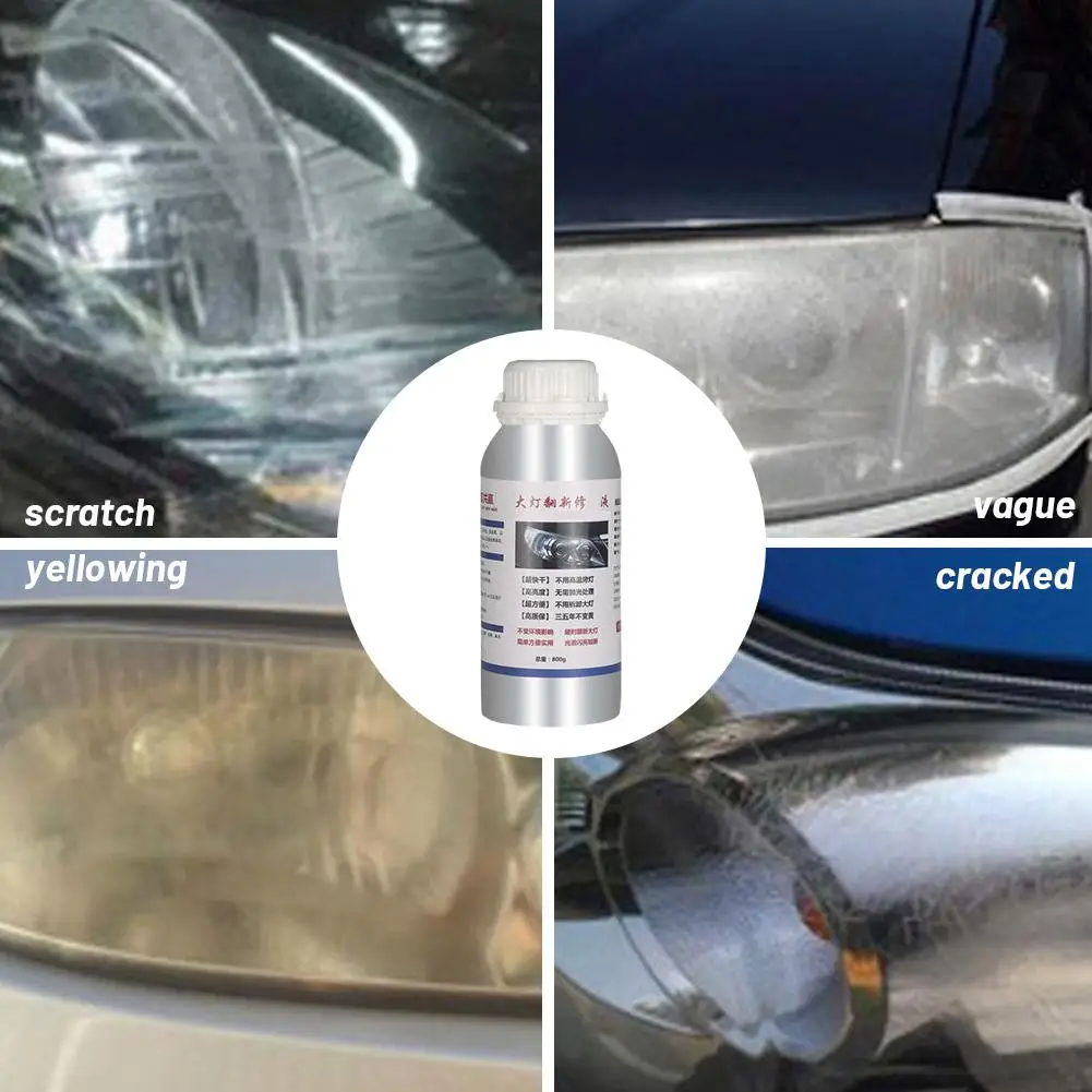 Car Headlight Repair Liquid Scratch Repair Agent Repair Clean Polymer Equipment Lamps Headlights Liquid Regeneration K8D6 - Image 3