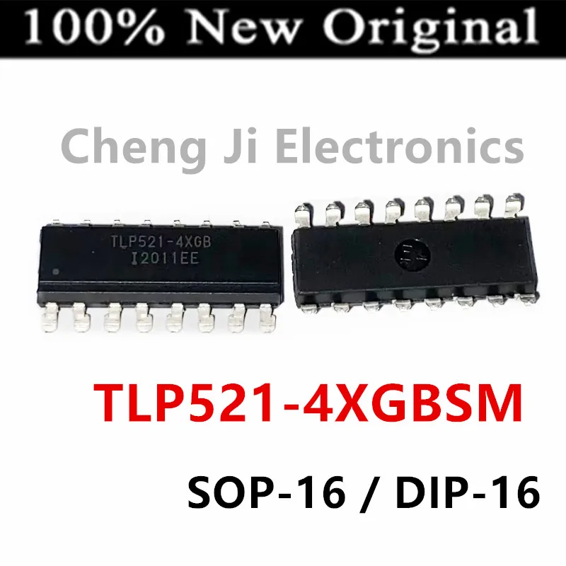 10PCS/Lot   TLP521-4XGBSM   TLP521-4XGB  SOP-16/DIP-16   New original ISOCOM optocoupler   TLP521-4GBSM   TLP521-4GB