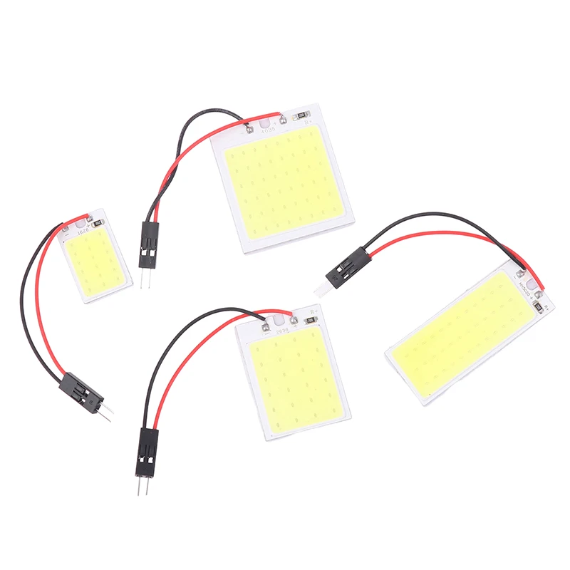 Светодиодная лампа Cob Auto для внутреннего украшения автомобиля и чтения номерного знака 18SMD 24SMD 36SMD 48SMD дальнего св...