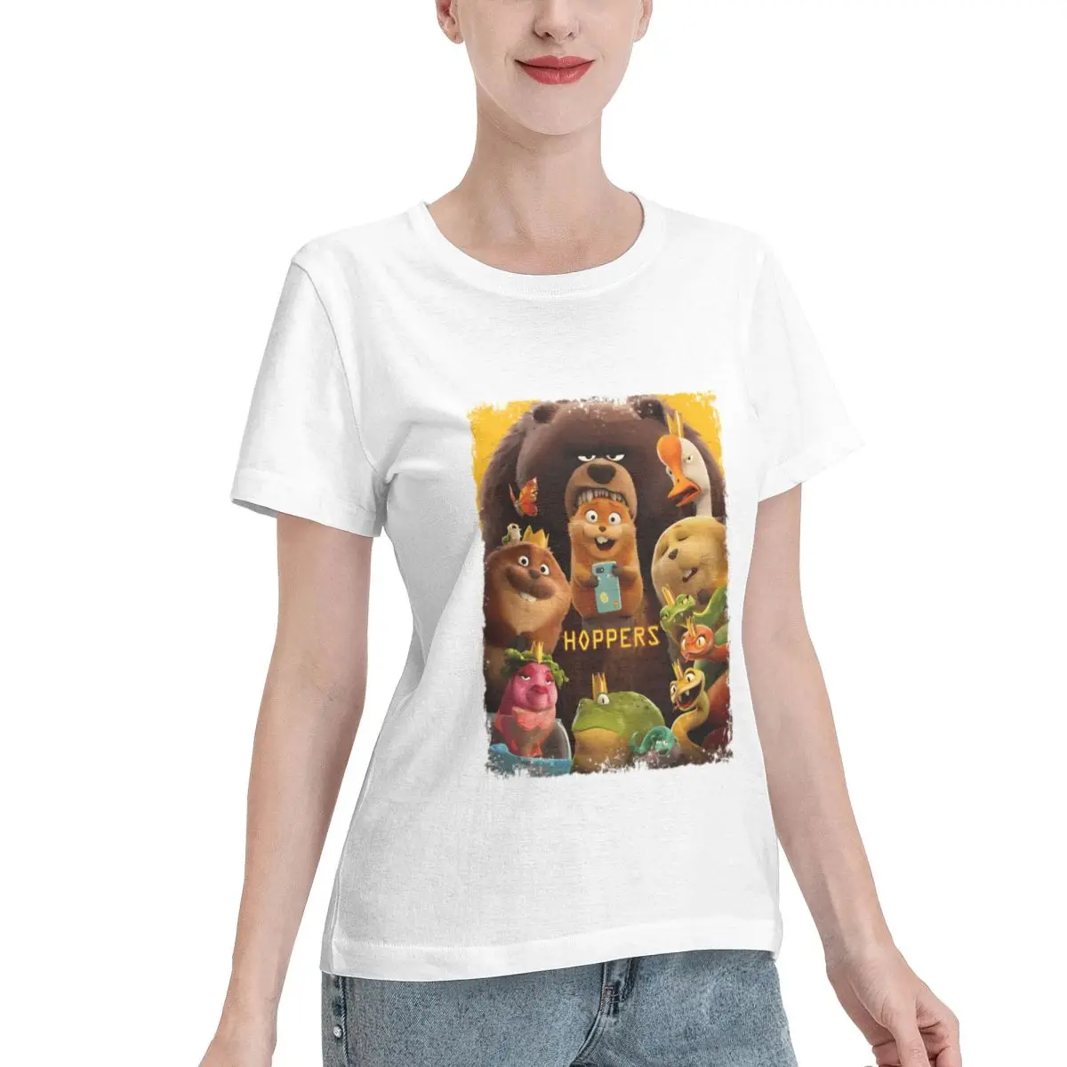 Value Pack Hoppers Movie Women's T-shirt Inner Wear Affordable Ladies Tshirt