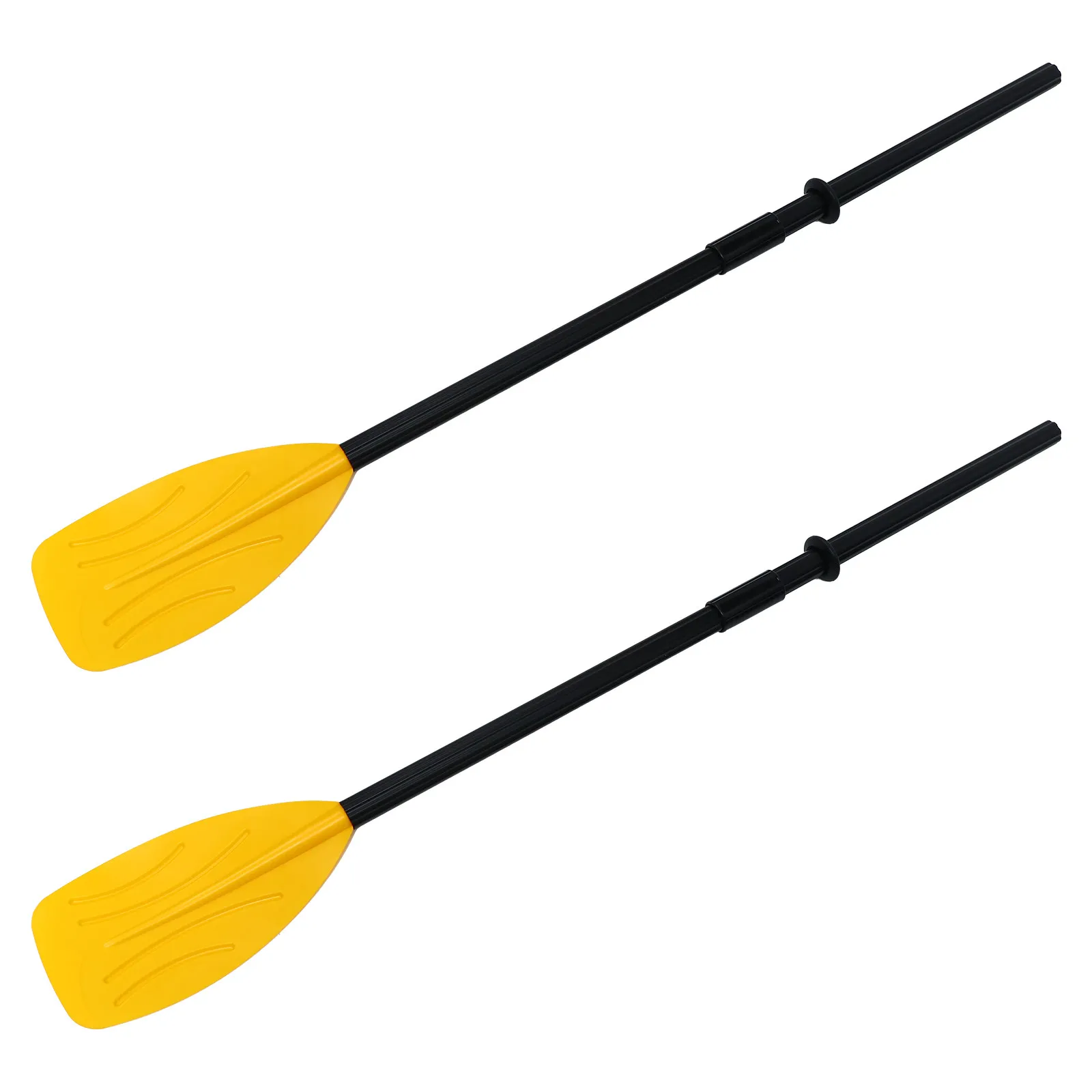 

1Pair Plastic Paddles French Style Detachable Boat Oars High Durability Plastic Rowing Oars Suitable for Kayak and Boat