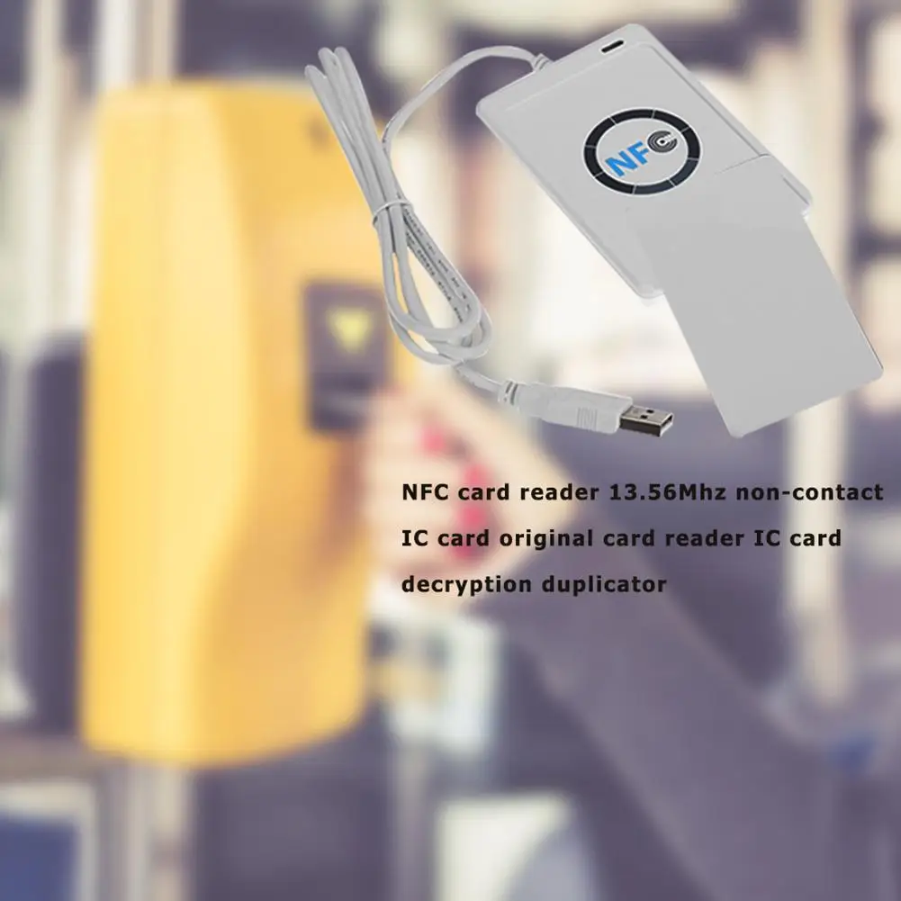 

ACR122U RFID Smart Card Writer Copier Duplicator 13.56Mhz Non-contact Smart Card Reader for Access Control Electronic Ticketing