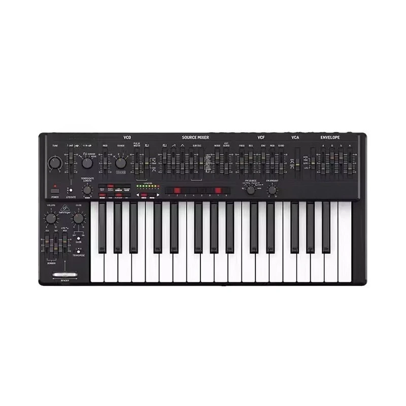MS-1-BK/BU/RD Monophonic Analog Synthesizer 32-Step Sequencer Keyboard Lute