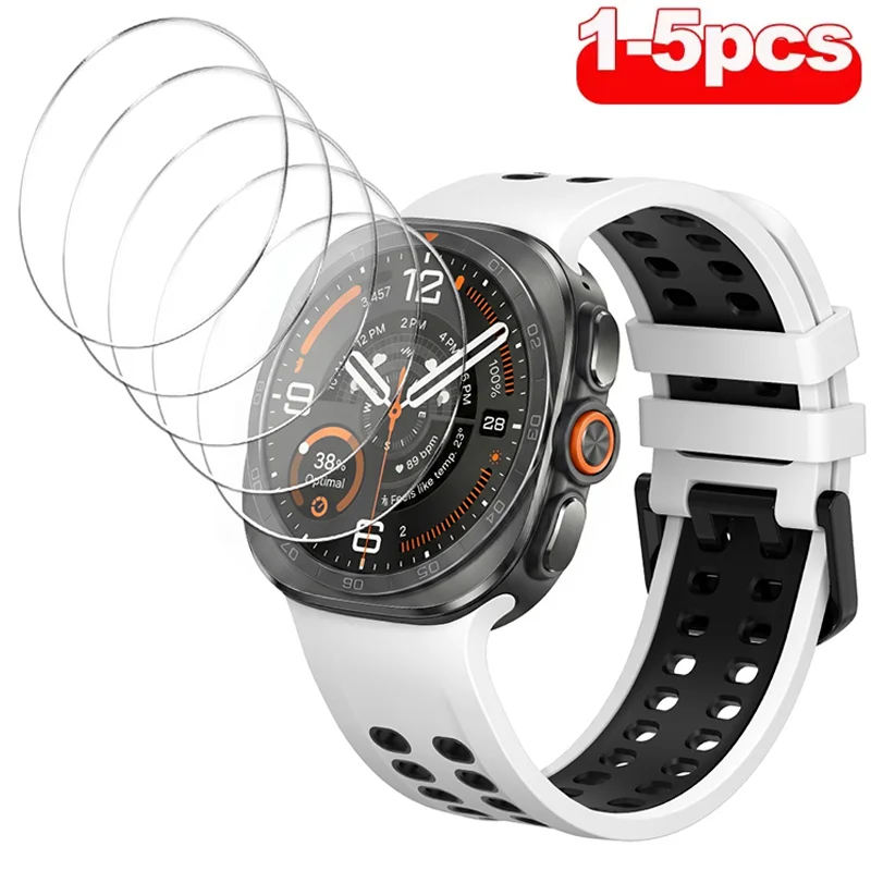 1-5PCS Anti-Scratch Screen Protector For Samsung Galaxy Watch Ultra 2 Hard Glass Protective Accessories For Samsung Galaxy