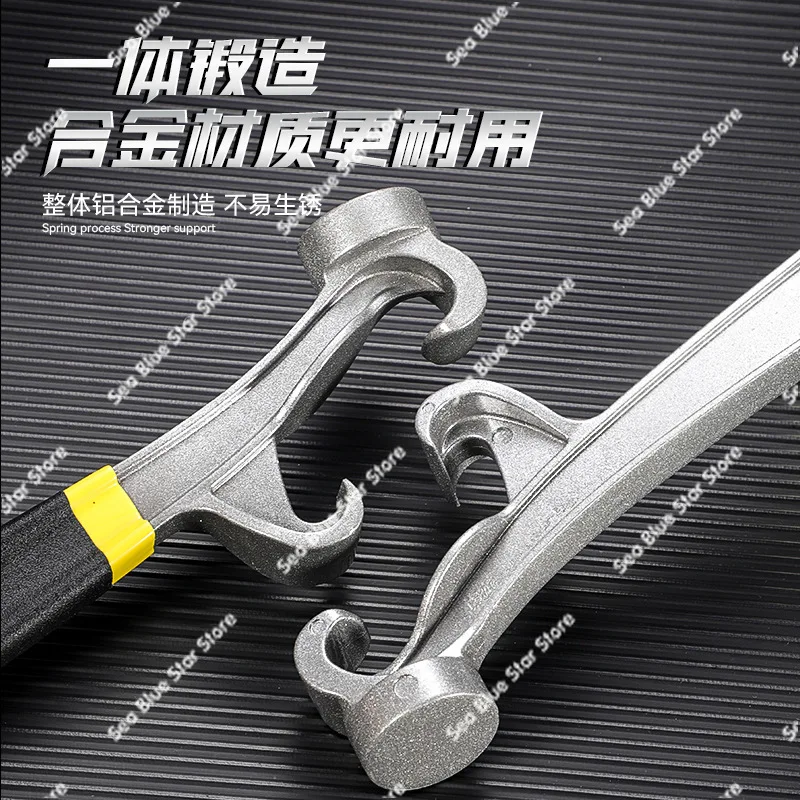 Multifunctional paint barrel lid opening artifact manual wrench industrial grade labor-saving pry barrel universal manual wrench
