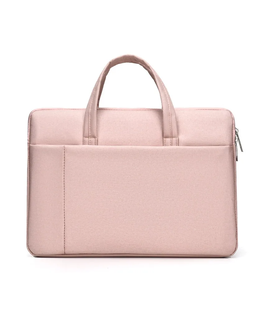 Simple handbag business briefcase can be printed with 15.6-inch laptop bag