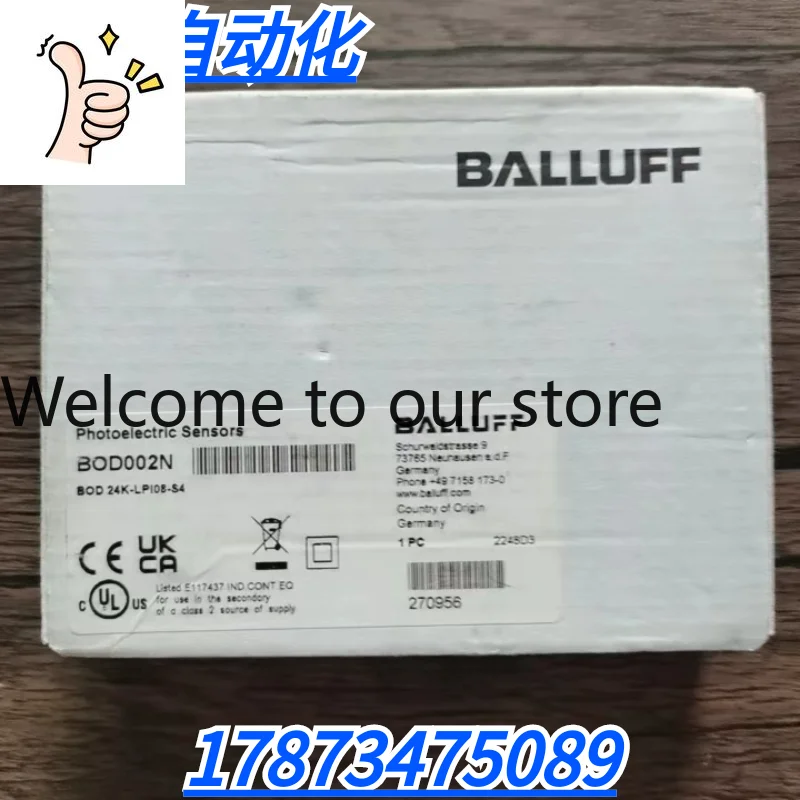 Brand New Original And Genuine, Balluff BOD002N Sensor BOD 24K-LPI08-S4 Is Sold In Stock.