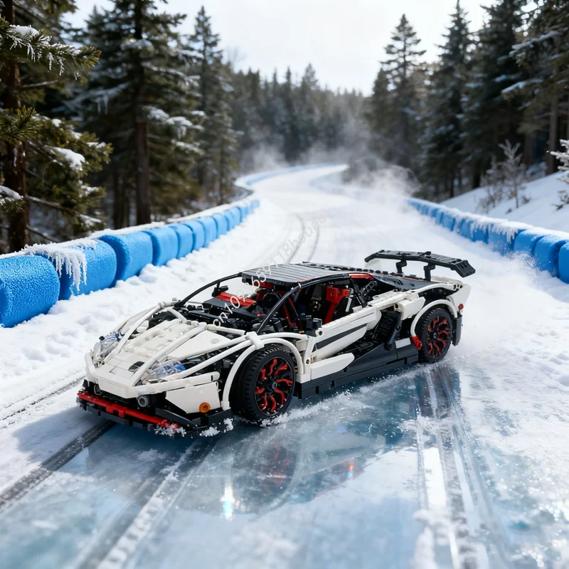 

2575 шт. MOC Lamborghinies Aventador LP 4 Модель Строительные игрушечные блоки Строительство Сборка DIY Рождественские подарки Идея Образование