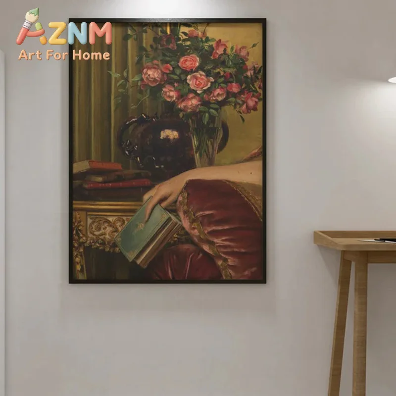 Canvas Wall Art,Vintage Portrait,Alter Portrait,Alter Painting Print,Moody Decor,Gallery Wall Set,Antique Baroque Oil Painting