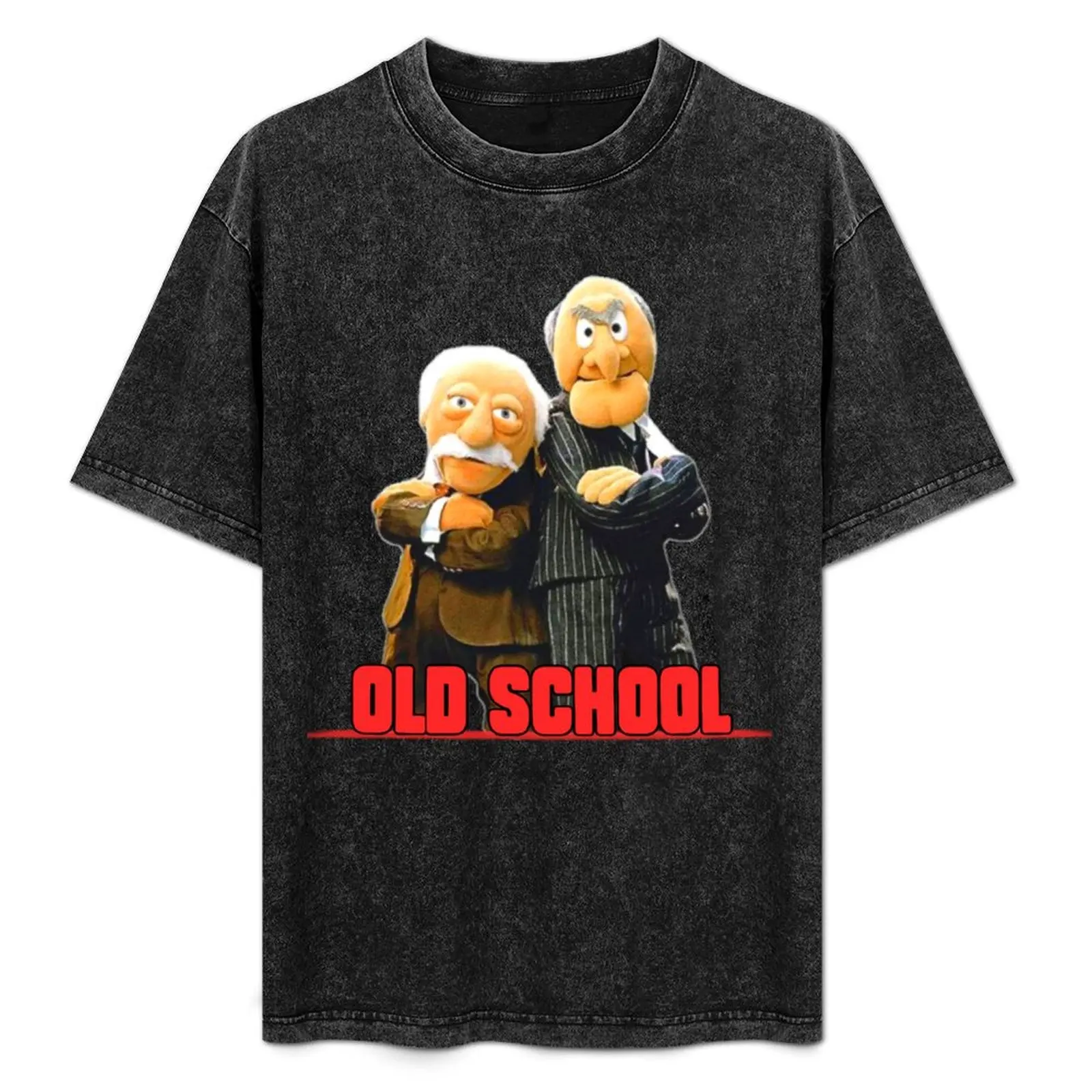 

statler and waldorf T-Shirt Large Size Loose Casual Tee